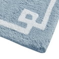 thumbnail image 4 of Dovelina 100% Medium Pile Cotton Tufted Bath Rug, Blue, 20"W x 30"L, 4 of 7