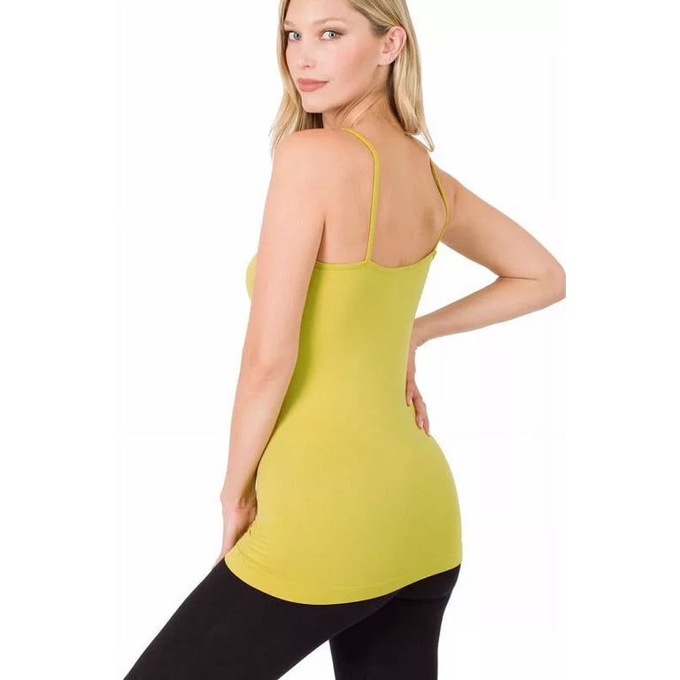 Criss Cross Xtra Strappy Seamless Cami Spaghetti Strap Tank Top