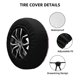 thumbnail image 2 of Fotbe Breast Cancer Awareness4 Funda de Llanta de Repuesto con Estampado, Engrosada, Ajuste Universal para Jeep, Remolque, RV, SUV, Camión-14 inch, 2 of 6