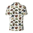 thumbnail image 4 of Rocae Various Turtle for Men's Short Sleeve Polo Shirt, Quick Drying Performance Moisture Wicking Sports Men's Golf Shirt XX-Large, 4 of 9