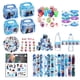 thumbnail image 2 of Suministros para fiestas de princesas Elsa y Anna de Frozen, pegatinas, anillos, pulseras, pajitas reutilizables, sellos, bolsas de papel, decoración para fiestas de cumpleaños, 2 of 5