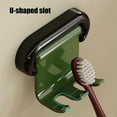 thumbnail image 6 of Detachable Adhesive Wall-Mounted Toothbrush Organizer - Lightweight & Stable Bathroom Storage Solution, 6 of 7