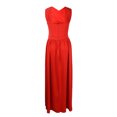 thumbnail image 5 of QELUSQELUS Women Halter Dress Sleeveless Open Back Solid Cocktail Long Gown, 5 of 5