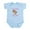 Sky Blue, variant on CafePress - Ponyarrive_Pink Body Suit - Baby Light Bodysuit, Size Newborn - 24 Months