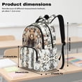 thumbnail image 7 of FKELYI 17 Inch School Backpack for Boys & Girls Spacious Schoolbag for Elementary Student Hunting Leaf Camo Bear Print Casual Daypack Lightweight Book Bag Travel Bags, 7 of 7