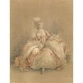 thumbnail image 2 of Jean-Michel Moreau 15x18 Gold Ornate Wood Frame and Double Matted Museum Art Print Titled - Yes or No (1778), 2 of 4