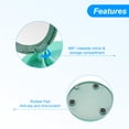 thumbnail image 3 of Unique Bargains Rotating Jewelry Organizer, 4 Layer Small Jewelry Storage Box Mirror Jewelry Case Holder Style 1, Green, 3 of 6