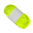 thumbnail image 1 of Hilo grueso luminoso, hilo fosforescente para tejer y hacer ganchillo, 2 mm, 50 g. Amarillo, 1 of 7