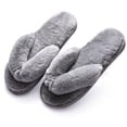 thumbnail image 2 of SPRING PARK Aerusi Women Faux Fur Flip Flops Slide Slippers Anti-Slip Flip Flops Home Shoes, 2 of 7
