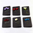 thumbnail image 4 of facefd Dry Flower Craft Paper Greeting Card Retro New Year Christmas Valentine's Day DIY Gift Card, 4 of 6