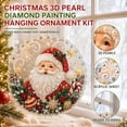 thumbnail image 4 of Christmas Pearl Diamond Art Kit for Adults, DIY Craft Decor ，2026 New Acrylic Hanging Craft with 3D Mixed-Size Beads, Metal Chain for Window, Wall, Mantel or Door Holiday Display, 4 of 8