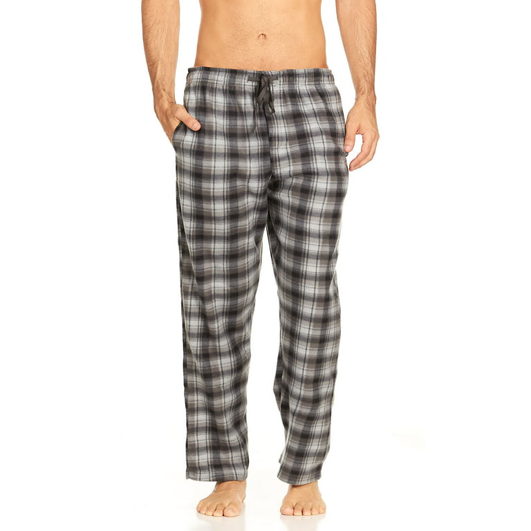 DARESAY Mens 3 Pack Pajama Pants for Men, Microfleece Pajama Pants