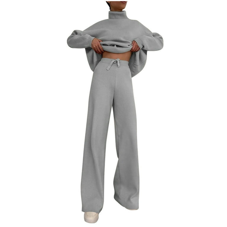 BLVB Women's 2 Piece Sweatsuit Outfits Long Sleeve
