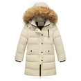 thumbnail image 1 of EDFBUYKRS Manteau d'Hiver à Capuche pour Filles Enfants Veste Rembourrée, 1 of 4