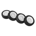 thumbnail image 3 of Neumáticos De Rueda RC, Neumáticos De Goma De Mejor Agarre Llanta De Rueda De Plástico Neumáticos De Goma RC Para Coche RC ANGGREK Blanco, 3 of 8