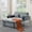 Gray, variant on BSHTI 46" Velvet Pull-Out Sleeper Sofa Bed with Adjustable Back, Metal Frame, 2 Pillows for Living Room(Grey)