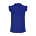 thumbnail image 2 of Birdeem Blouse Sans Manches Décontractée Minimaliste Unie d'Été pour Femme, 2 of 5