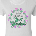 thumbnail image 4 of Inktastic I Love Being a Great Grandma Circle of Hearts Women's T-Shirt, 4 of 5
