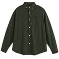 thumbnail image 5 of Gamivast Button Down Shirts for Men Long Sleeve Casual Dress Shirts with Chest Pocket Classic Fit Collared Tops Lightweight Comfortable Office Work Business Everyday, 5 of 6