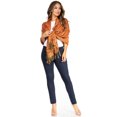 thumbnail image 3 of Sakkas Double Layer Jacquard Paisley Pashmina Shawl / Wrap / Stole - Amber - One Size, 3 of 5