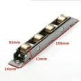 thumbnail image 3 of 2 Pcs Rouleaux de Porte Coulissante en Acier Inoxydable Rouleaux de Fenêtre Silencieux Lourds, 3 of 6