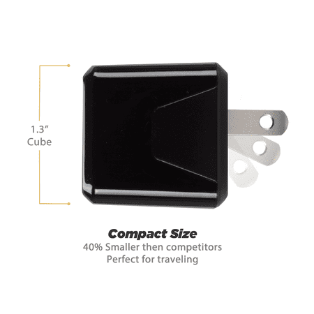 SCOSCHE USBH121PK SuperCube Flip 12W Single USB Port Wall Charger for ALL USB Devices - Pink