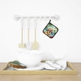 thumbnail image 3 of Carolines Treasures DAC6442PTHD 7.5 x 7.5 in. Unisex Golden Retriever Luau Pair of Pot Holder, 3 of 5