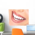 thumbnail image 1 of Teeth and Smile Wall Decal by Wallmonkeys Peel and Stick Graphic (18 in W x 10 in H) WM300407, 1 of 4