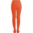 thumbnail image 3 of ORUYROP Women's Solid Colored Opaque Microfiber Footed Tights, 3 of 7