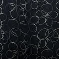 thumbnail image 3 of Flower Foil Printed Blackout Grommet Curtain 96" Pair, 3 of 3