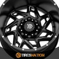thumbnail image 5 of 20x12 Dropstars 652BM Satin Black & Milled Wheel 8x170 (-44mm), 5 of 5