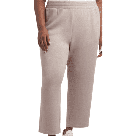 Danskin Luxe Retro Jogger, Brown, XXL