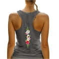 thumbnail image 3 of Fznquz Crew Neck Tube Tops for Women Sleeveless Racerback Athletic Casual Fashion Womens Tanks, 3 of 5