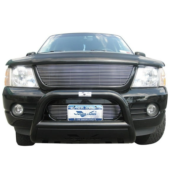 VGUBG-1074-0917BK 3 inch Black Bull Bar with Skid Plate