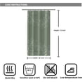 thumbnail image 5 of Sage Green Waterproof Shower Curtains for Bathroom White Leaf Bath Curtains Decor with Hooks Minimalist Botanical Leaves Decorative Plant Fabric Shower Curtains Hotel,72x72 Inches, 5 of 6