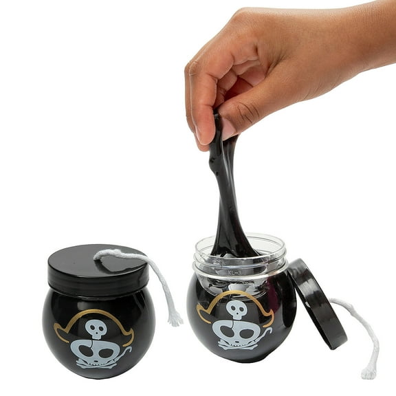 2 3/4" Pirate Cannonball-Shaped Black Slime - 12 Pc.