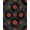Black Red Gold, Pattern 10, variant on Design&I 8'x10' Washable Area Rug Record Music Retro Groovy Swirl Border Tapete Redondo Wet Vinyl Cd Playful for Living Room, Family Extra Large Skid-Resistant Low Profile