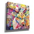 thumbnail image 2 of Epic Graffiti 'Funky Deer' by Grey, Giclee Canvas Wall Art, 26"x26", 2 of 6