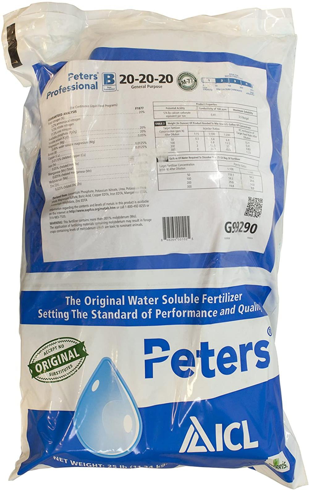 Premium J R Peters Jack Classic No.1.5 20-20-20 All Purpose Fertilizer 1.5 Pound 