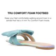 thumbnail image 4 of Journee Collection Womens Kealla Tru Comfort Foam Slip On Slide Flat Sandals, 4 of 6