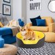 thumbnail image 3 of Camas para perros y gatos, ropa de cama suave para mascotas, cálida para el invierno, redonda y mullida, ideal para que tu mascota duerma plácidamente. L, 3 of 9