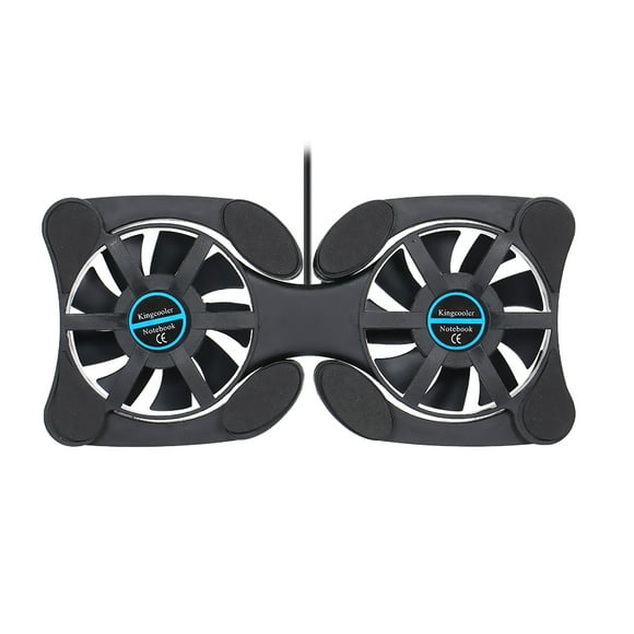 Portable Folding Foldable USB Dual Fan Cooler Cooling Pad for PC Laptop Notebook 7