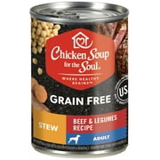Chicken Soup Grain Free - Beef & Legumes Stew - Dog (12x13.00oz. Case)
