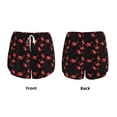 thumbnail image 5 of Lsque Flamingo Printed Women's Running Shorts with Liner Pockets,Elastic Quick Dry Workout Athletic Gym Yoga Shorts,Womens High Waist Shorts-Large, 5 of 9