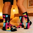 thumbnail image 4 of BRICH 67 Socks for Adult Funny Six Seven 6 7 Meme Socks Novelty Socks 03-Black One Size, 4 of 4