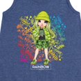 thumbnail image 3 of Rainbow High - Jade Hunter Rainbow Graffiti - Toddler and Youth Girls A-line Dress, 3 of 5