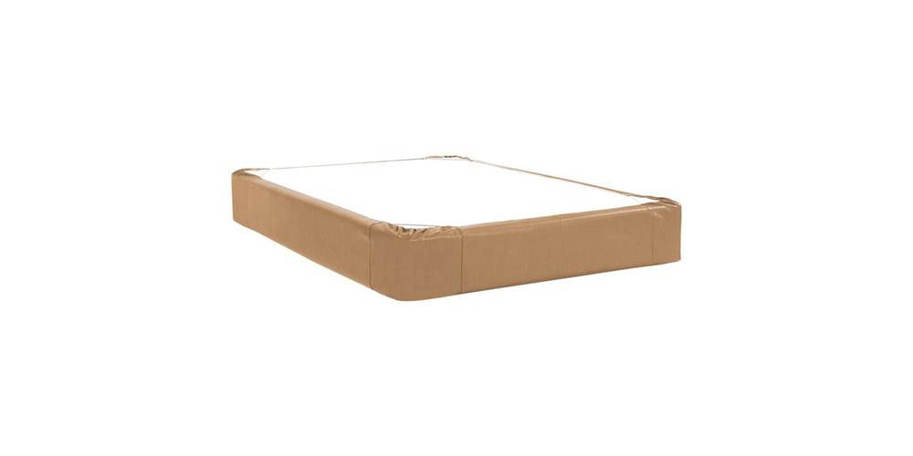 Box Spring Cover in Bronze (Twin 75 in. L x 38 in. W x 13.5 in. H (5