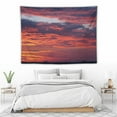thumbnail image 5 of Sky Tapestry Photo Backdrop Dramatic Sunset Sky With Clouds Over Ocean Nature Tapestries Wall Hanging Home Wall Decorations for Bedroom Living Room Dorm Classroom Office, 5 of 5