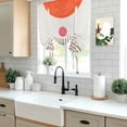 thumbnail image 5 of Beige Boho Tie Up Curtains for Windows, Adjustable Balloon Window Shades, Modern Abstract Art Geometric Striped Kitchen Window Treatments Adjustable Roll Up Curtain for Basement/Nursery 52"x45", 5 of 8