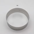 thumbnail image 2 of Kearding Mousse Ring Cake Mold Acero inoxidable Autoensamblaje Multi Tamaño Cupcake Ensalada Postre Die Herramientas Fiesta doméstica Herramientas y accesorios para hornear 6 pulgadas (1.2 mm), 2 of 6